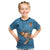 Personalised Father Day Fiji Kid T Shirt I Love You Dad Fijian Tapa Pattern - Wonder Print Shop