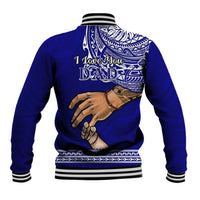 Polynesian Pride Father Day American Samoa Baseball Jacket I Love You Dad - Wonder Print Shop