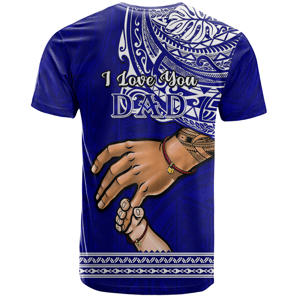 Polynesian Pride Father Day American Samoa T Shirt I Love You Dad - Wonder Print Shop