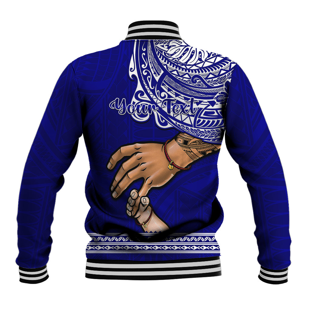 Personalised Father Day American Samoa Baseball Jacket I Love You Dad - Wonder Print Shop