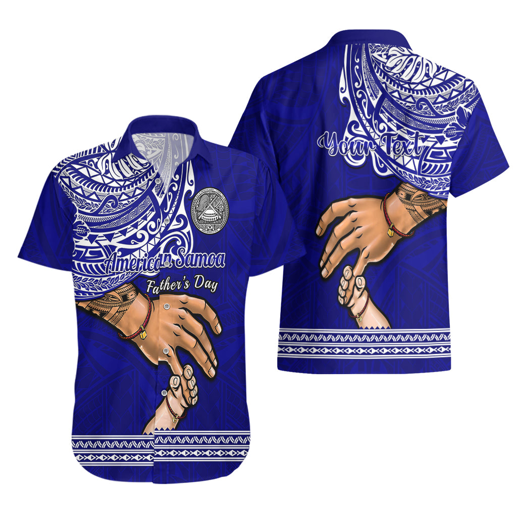 Personalised Father Day American Samoa Hawaiian Shirt I Love You Dad - Wonder Print Shop