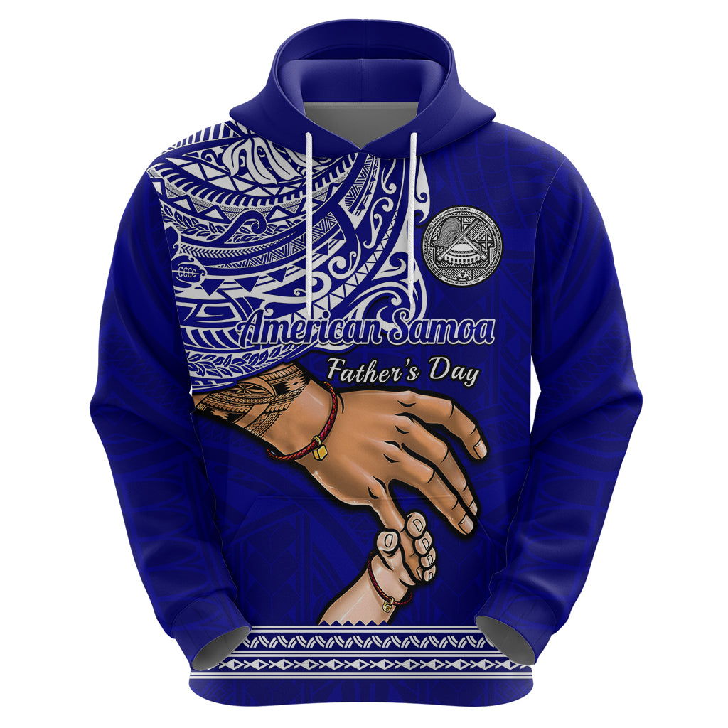 Personalised Father Day American Samoa Hoodie I Love You Dad - Wonder Print Shop