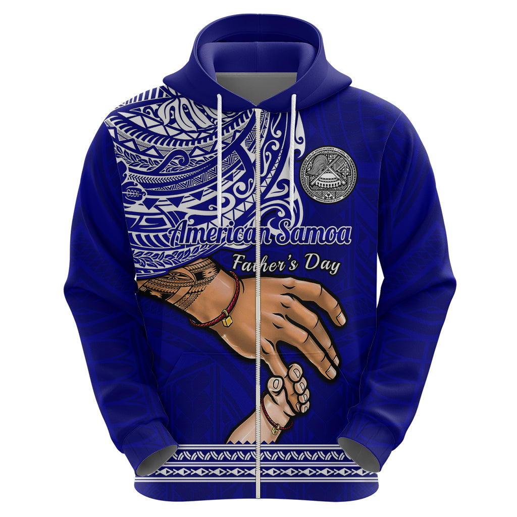 Personalised Father Day American Samoa Hoodie I Love You Dad - Wonder Print Shop