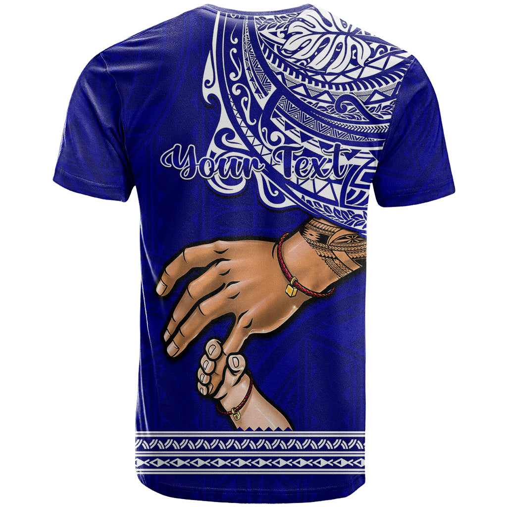 Personalised Father Day American Samoa T Shirt I Love You Dad - Wonder Print Shop