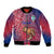 Polynesian Pride Father Day Guam Bomber Jacket I Love You Dad Guaman Latte Stone - Wonder Print Shop