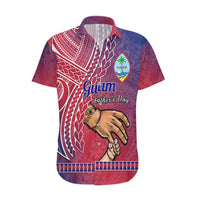 Polynesian Pride Father Day Guam Hawaiian Shirt I Love You Dad Guaman Latte Stone - Wonder Print Shop