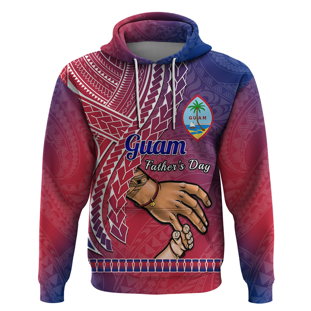 Polynesian Pride Father Day Guam Hoodie I Love You Dad Guaman Latte Stone - Wonder Print Shop