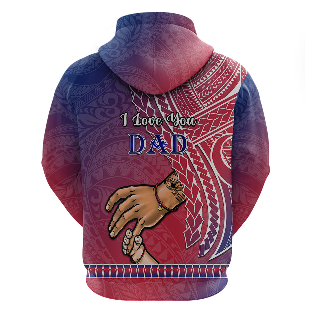 Polynesian Pride Father Day Guam Hoodie I Love You Dad Guaman Latte Stone - Wonder Print Shop