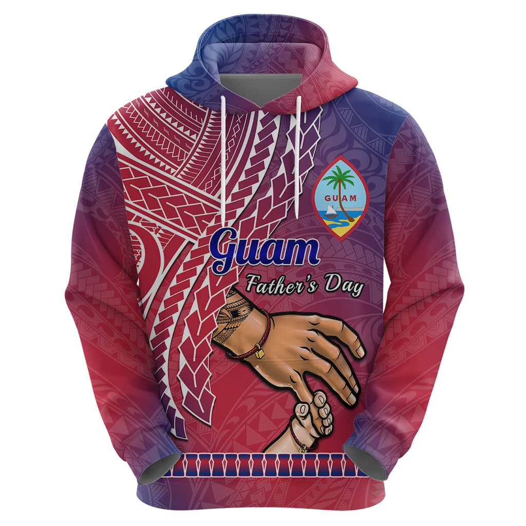 Polynesian Pride Father Day Guam Hoodie I Love You Dad Guaman Latte Stone - Wonder Print Shop