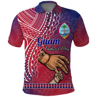 Personalised Father Day Guam Polo Shirt I Love You Dad Guaman Latte Stone - Wonder Print Shop