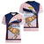 Personalised Father Day Philippines Women V Neck T Shirt Filipino Pattern Maligayang Araw ng Mga Ama - Wonder Print Shop