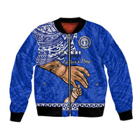 Polynesian Pride Father Day Northern Mariana Islands Bomber Jacket CNMI I Love You Dad - Wonder Print Shop