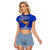 Polynesian Pride Father Day Northern Mariana Islands Raglan Cropped T Shirt CNMI I Love You Dad - Wonder Print Shop