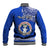 Personalised Father Day Northern Mariana Islands Baseball Jacket CNMI I Love You Dad - Wonder Print Shop