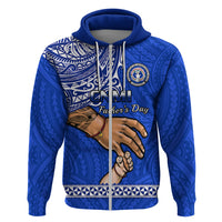 Personalised Father Day Northern Mariana Islands Hoodie CNMI I Love You Dad - Wonder Print Shop