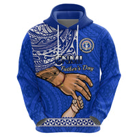 Personalised Father Day Northern Mariana Islands Hoodie CNMI I Love You Dad - Wonder Print Shop