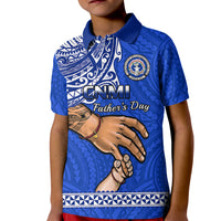Personalised Father Day Northern Mariana Islands Kid Polo Shirt CNMI I Love You Dad - Wonder Print Shop