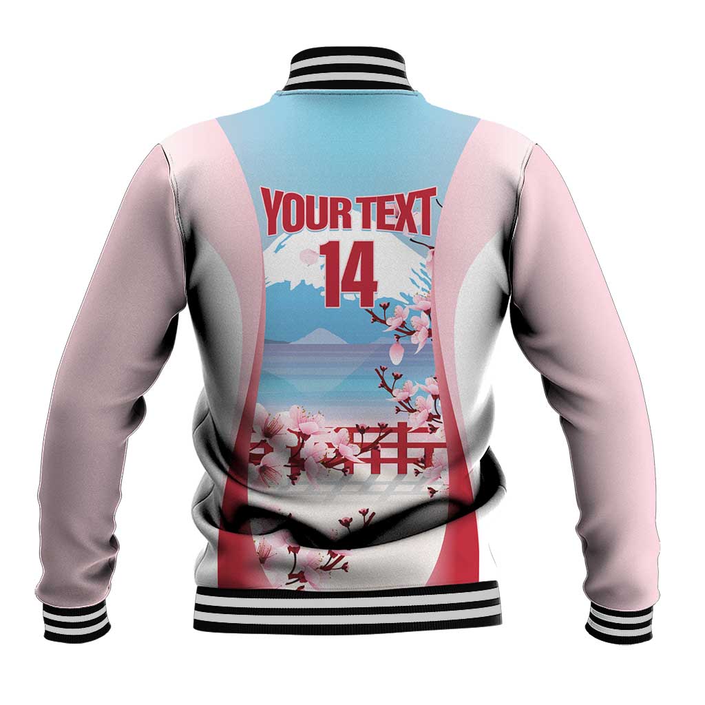 Japan Rugby Custom Baseball Jacket Go Sakuras Japanese Mount Fuji