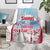 Japan Rugby Custom Blanket Go Sakuras Japanese Mount Fuji