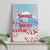 Japan Rugby Custom Canvas Wall Art Go Sakuras Japanese Mount Fuji