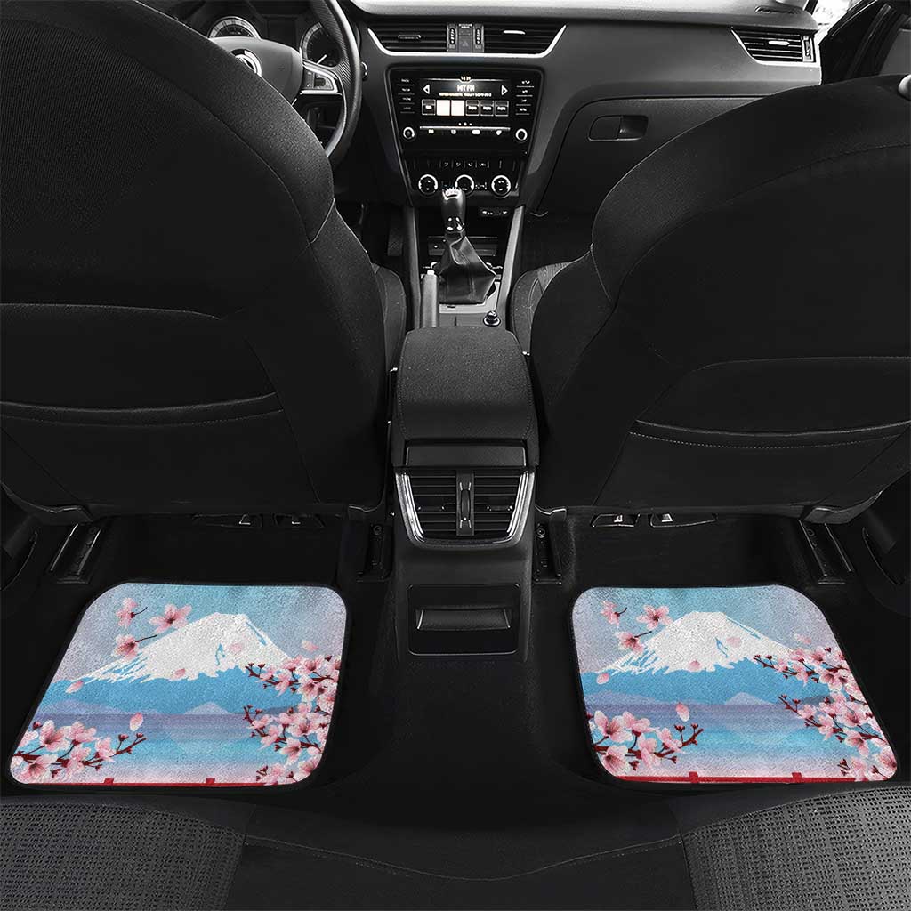 Japan Rugby Custom Car Mats Go Sakuras Japanese Mount Fuji