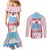 Japan Rugby Custom Couples Matching Mermaid Dress and Long Sleeve Button Shirt Go Sakuras Japanese Mount Fuji