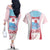 Japan Rugby Custom Couples Matching Off The Shoulder Long Sleeve Dress and Hawaiian Shirt Go Sakuras Japanese Mount Fuji