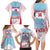 Japan Rugby Custom Family Matching Long Sleeve Bodycon Dress and Hawaiian Shirt Go Sakuras Japanese Mount Fuji
