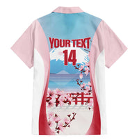 Japan Rugby Custom Family Matching Mermaid Dress and Hawaiian Shirt Go Sakuras Japanese Mount Fuji