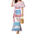Japan Rugby Custom Family Matching Mermaid Dress and Hawaiian Shirt Go Sakuras Japanese Mount Fuji