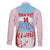 Japan Rugby Custom Family Matching Off The Shoulder Long Sleeve Dress and Hawaiian Shirt Go Sakuras Japanese Mount Fuji