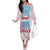 Japan Rugby Custom Family Matching Off The Shoulder Long Sleeve Dress and Hawaiian Shirt Go Sakuras Japanese Mount Fuji