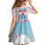 Japan Rugby Custom Family Matching Off Shoulder Short Dress and Hawaiian Shirt Go Sakuras Japanese Mount Fuji