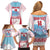 Japan Rugby Custom Family Matching Off Shoulder Short Dress and Hawaiian Shirt Go Sakuras Japanese Mount Fuji