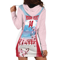 Japan Rugby Custom Hoodie Dress Go Sakuras Japanese Mount Fuji