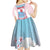 Japan Rugby Custom Kid Short Sleeve Dress Go Sakuras Japanese Mount Fuji
