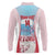 Japan Rugby Custom Long Sleeve Polo Shirt Go Sakuras Japanese Mount Fuji