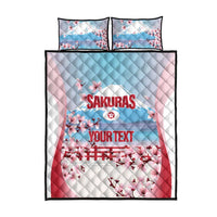 Japan Rugby Custom Quilt Bed Set Go Sakuras Japanese Mount Fuji