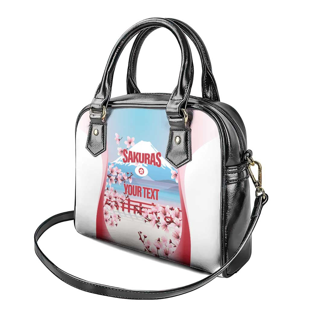 Japan Rugby Custom Shoulder Handbag Go Sakuras Japanese Mount Fuji