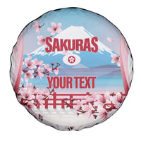 Japan Rugby Custom Spare Tire Cover Go Sakuras Japanese Mount Fuji