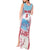 Japan Rugby Custom Tank Maxi Dress Go Sakuras Japanese Mount Fuji