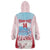 Japan Rugby Custom Wearable Blanket Hoodie Go Sakuras Japanese Mount Fuji