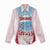 Japan Rugby Custom Women Casual Shirt Go Sakuras Japanese Mount Fuji