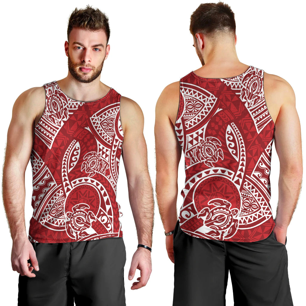 polynesian-pride-hawaii-men-tank-top-hawaiian-tribal-honu-red-version