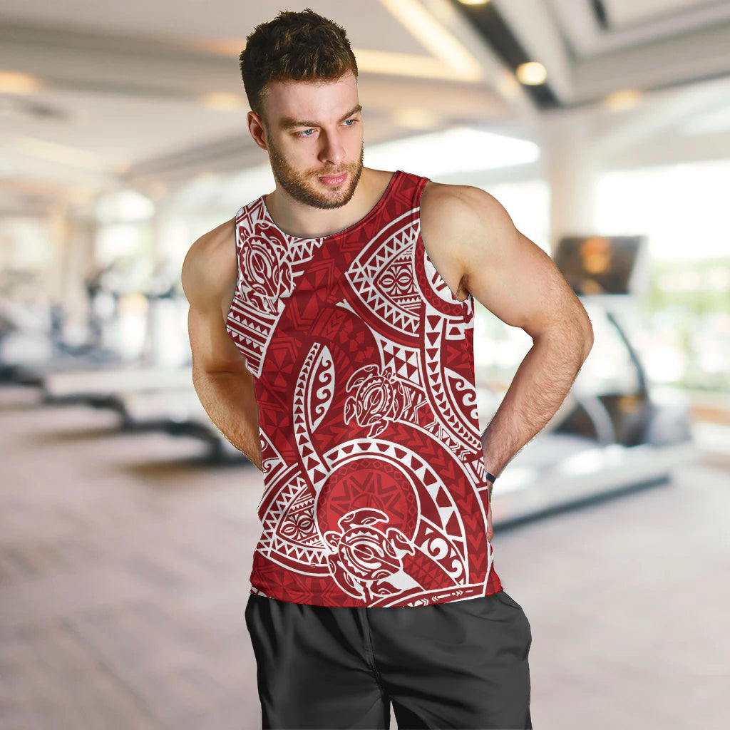 polynesian-pride-hawaii-men-tank-top-hawaiian-tribal-honu-red-version