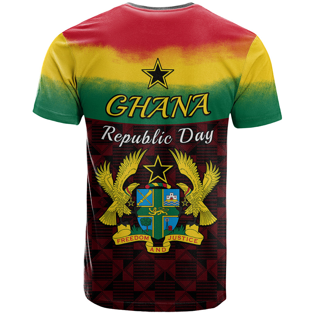 1 July Ghana Republic Day T Shirt African Pattern Mix Flag Unique Style - Wonder Print Shop