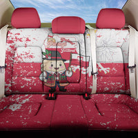 Poland Pierogi Festival Back Car Seat Cover Funny Dumpling Costume With Flag - Wonder Print Shop