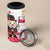 Poland Pierogi Festival 4 in 1 Can Cooler Tumbler Funny Dumpling Costume With Flag - Wonder Print Shop
