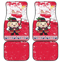 Poland Pierogi Festival Car Mats Funny Dumpling Costume With Flag - Wonder Print Shop
