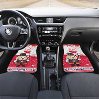 Poland Pierogi Festival Car Mats Funny Dumpling Costume With Flag - Wonder Print Shop